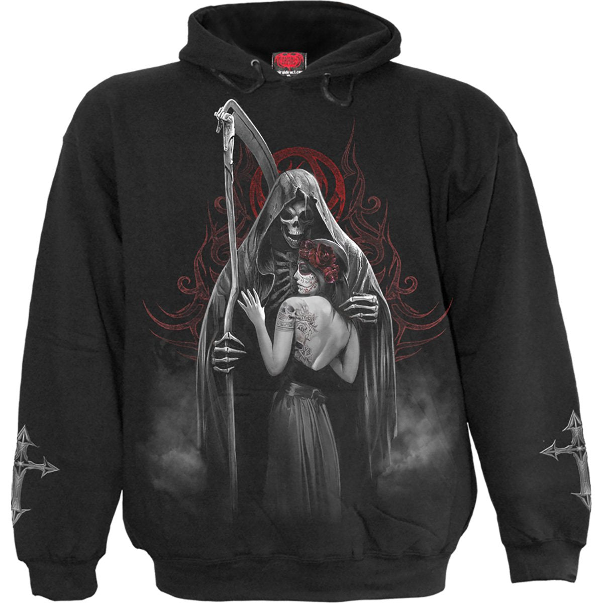 DEAD KISS - Hoody Black - Spiral USA