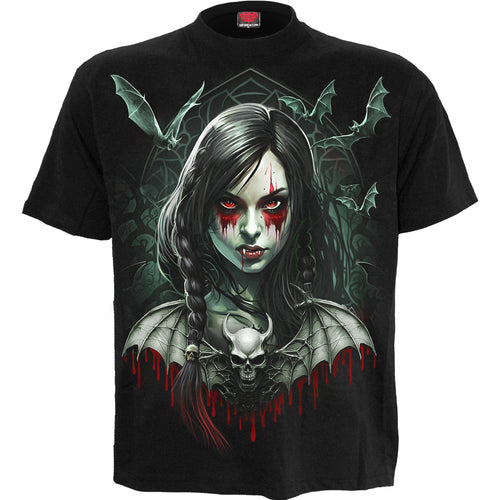 HALLOW'S EVE - Front Print T-Shirt Black