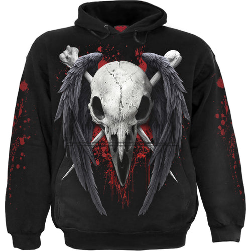 DEATH RAVEN - Hoody Black
