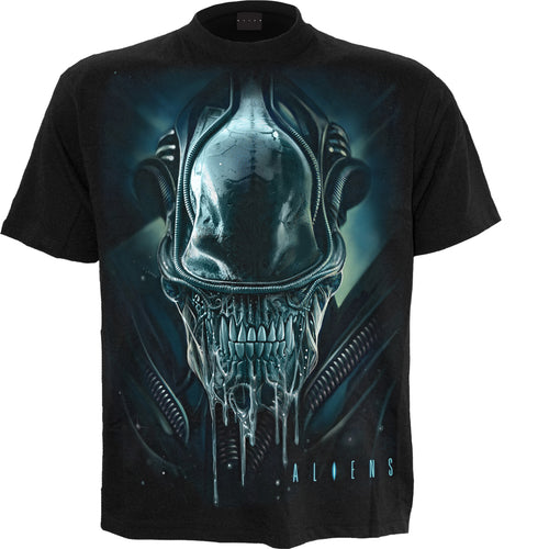 ALIEN - XENO MORPH - Front Print T-Shirt Black