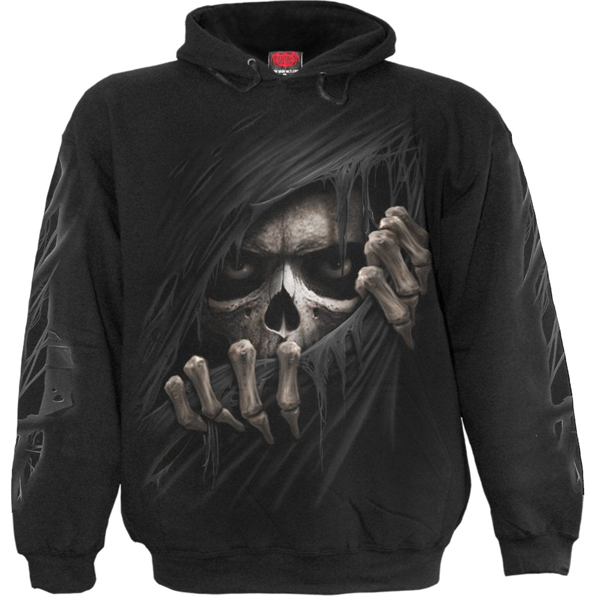 GRIM RIPPER - Hoody Black - Spiral USA
