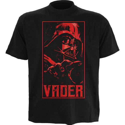 STAR WARS KENOBI - VADER - Front Print T-Shirt Black