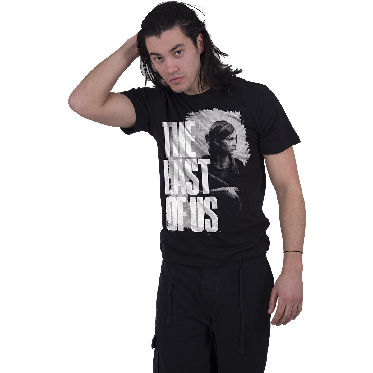 THE LAST OF US - ELLIE - Front Print T-Shirt Black