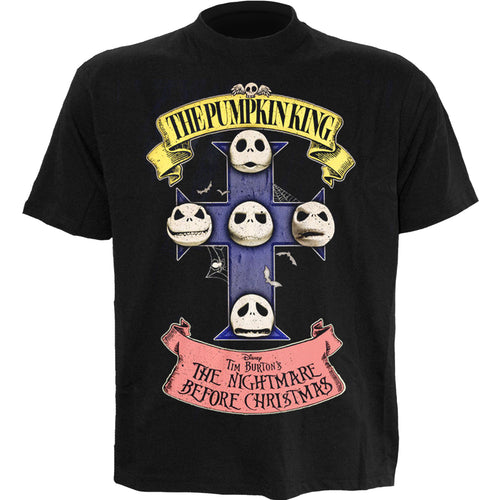 NBX - PUMPKIN KING - Front Print T-Shirt Black