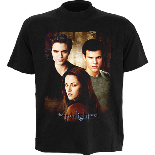 TWILIGHT - TRIO POSTER - Front Print T-Shirt Black