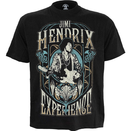 JIMI HENDRIX - ART NOUVEAU - T-SHIRT - Front Print T-Shirt Black