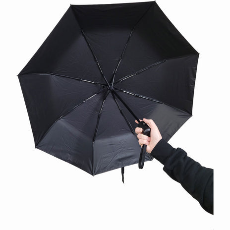 IN GOTH WE TRUST - Compact Travel Umbrella with Auto Open & Close