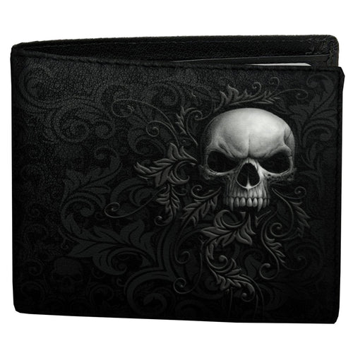 SKULL SCROLL - BiFold Wallet with RFID Blocking and Gift Box