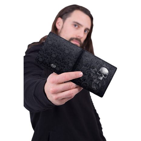 SKULL SCROLL - BiFold Wallet with RFID Blocking and Gift Box