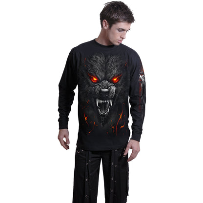 DARKEST FEAR - Longsleeve T-Shirt Black