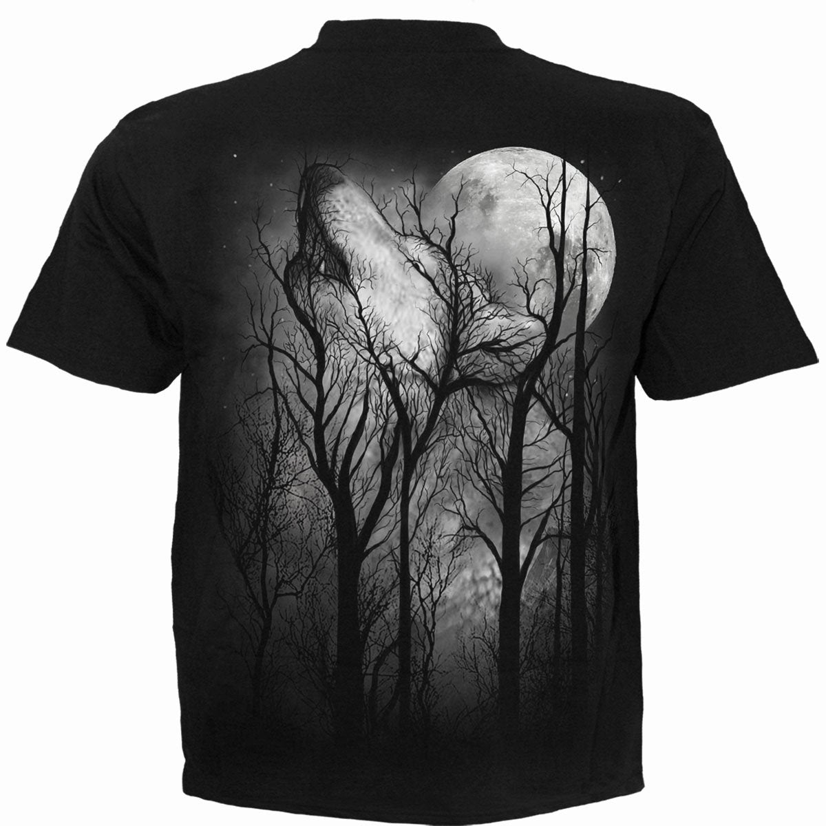 FOREST WOLF - T-Shirt Black - Spiral USA