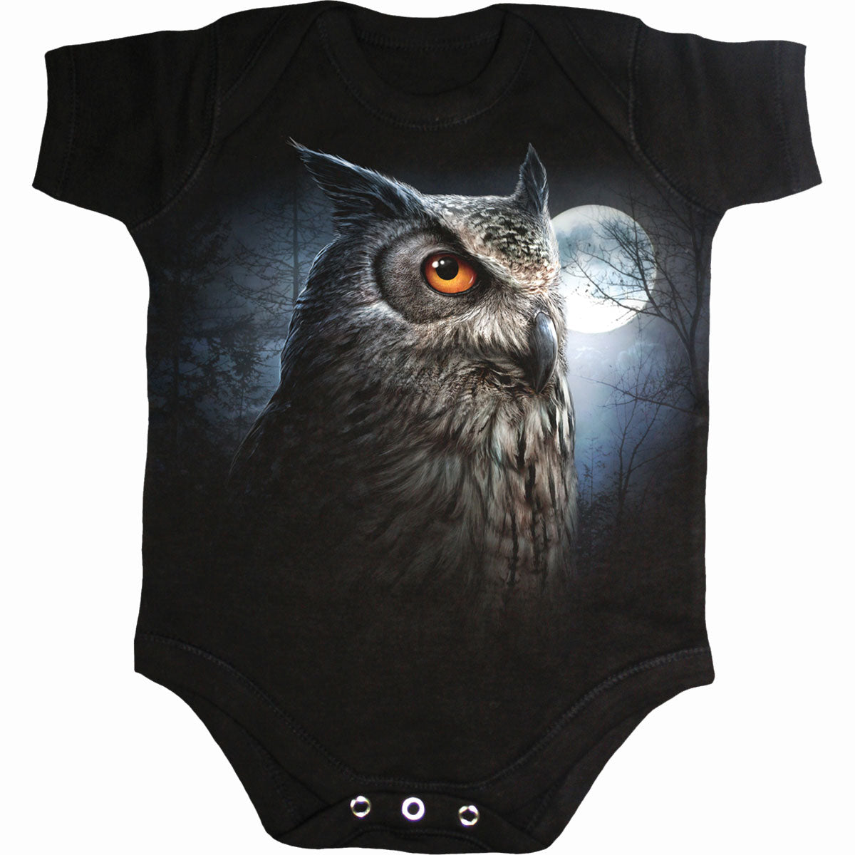 NIGHT WISE - Baby Sleepsuit Black