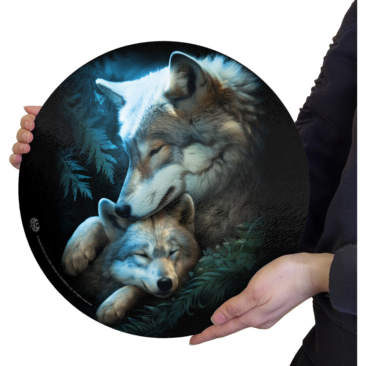 MOTHER'S LOVE - Glass Chopping Board (Circular)