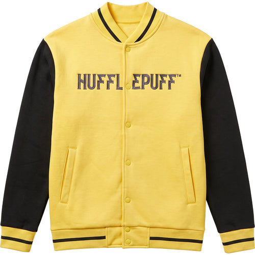 HARRY POTTER - HUFFLEPUFF HOUSE NAME - Baseball Jacket Dk Yellow Contrast Slvs A