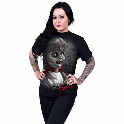 ANNABELLE - FOUND YOU - T-Shirt Black