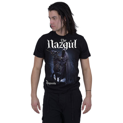LOTR - THE NAZGUL - RINGWRAITHS - Front Print T-Shirt Black