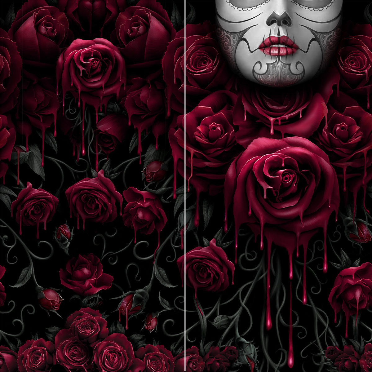 BLOOD ROSE - Multifunctional Face Wraps