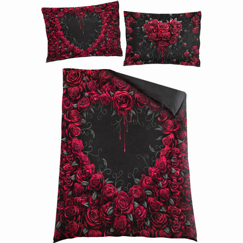 BLEEDING HEART - Single Duvet Cover + UK And EU Pillow case