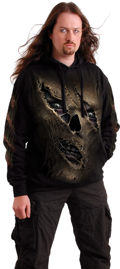 THREAD SCARE - Hoody Black