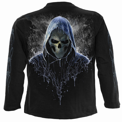 REAPING IN THE RAIN - Longsleeve T-Shirt Black