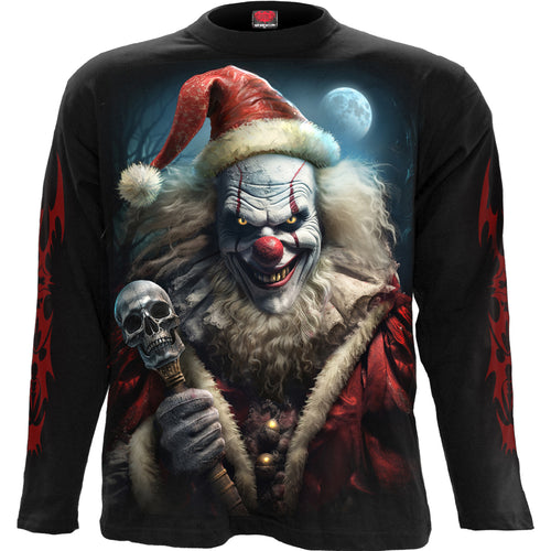 SANTA CLOWN - Longsleeve T-Shirt Black