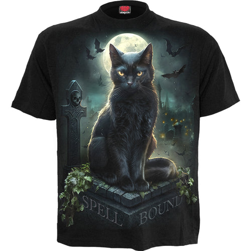 SPELL BOUND - Front Print T-Shirt Black