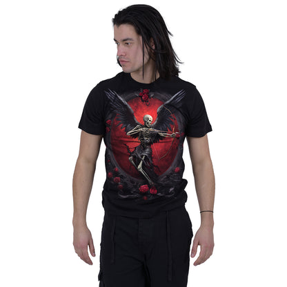 CUPID'S CURSE - Front Print T-Shirt Black