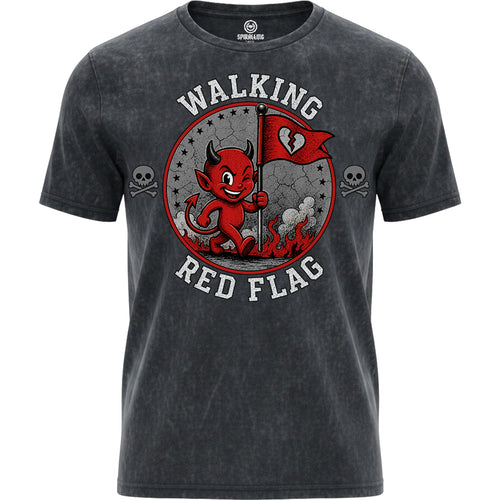 RED FLAG - Acid Wash T-Shirt
