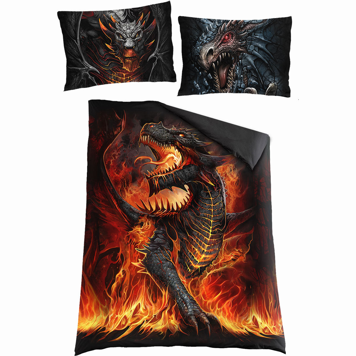 DRACONIS - Single Duvet Cover + UK And EU Pillow case