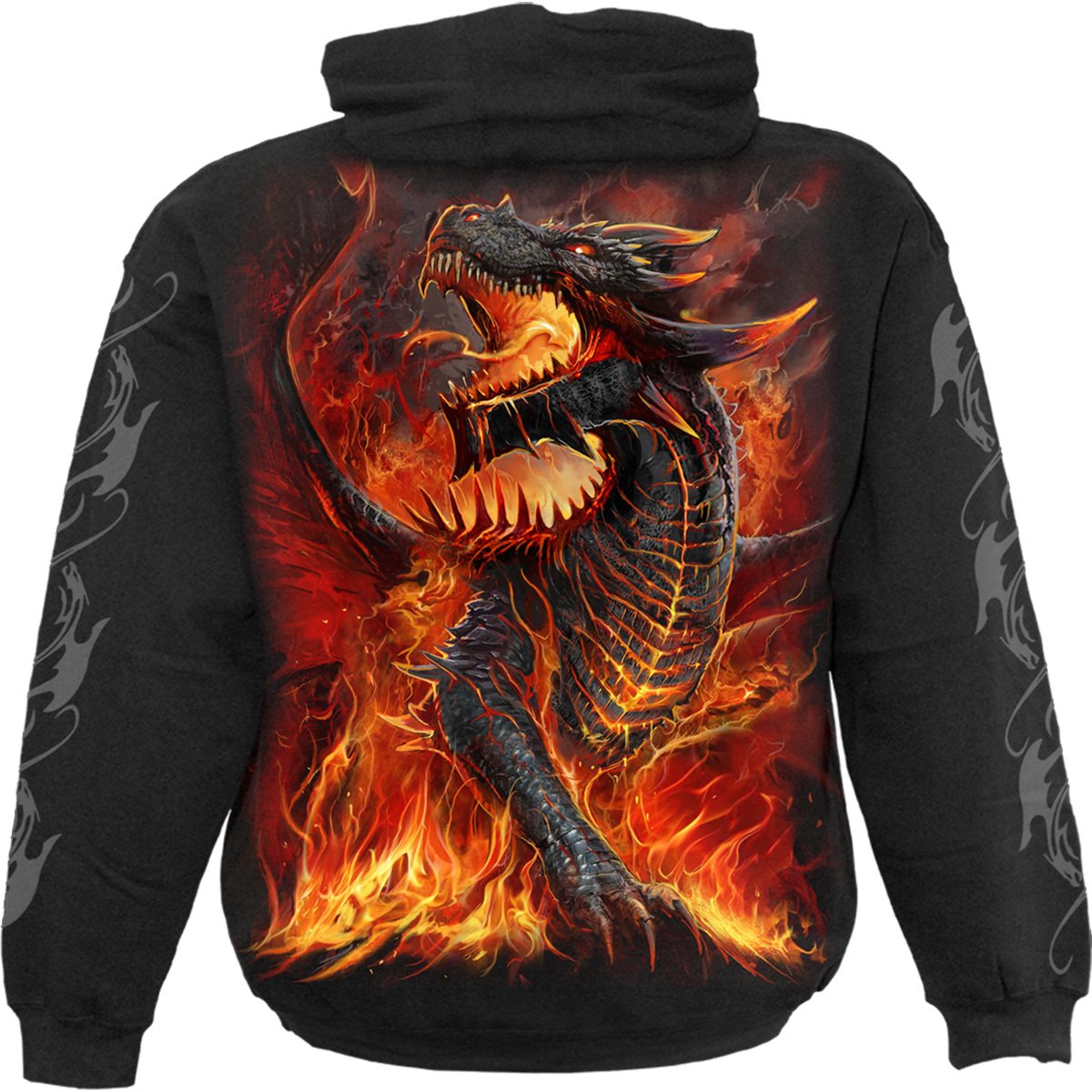 DRACONIS - Hoody Black - Spiral USA