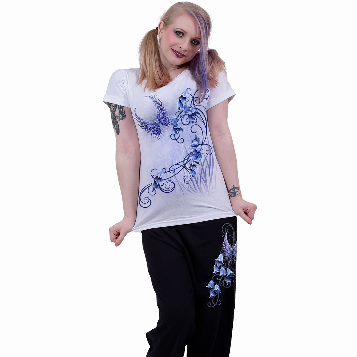 BLUEBELL FAIRY - 4pc Gothic Pyjama Set