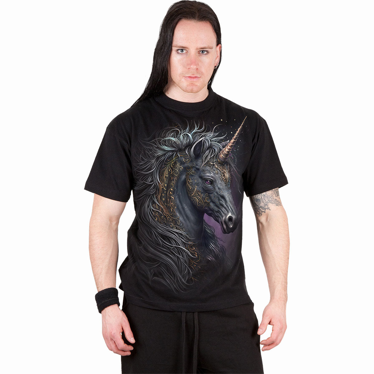 CELTIC UNICORN - T-Shirt Black