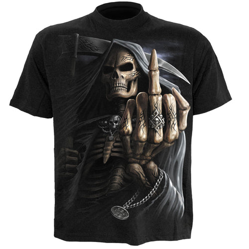 BONE FINGER - T-Shirt Black