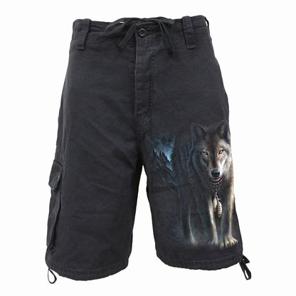 FROM DARKNESS - Vintage Cargo Shorts Black