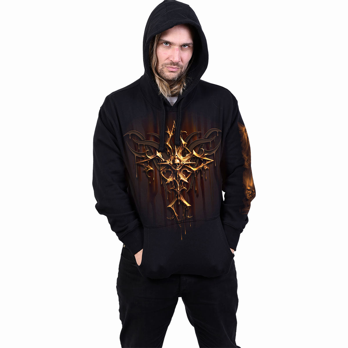 DRIPPING GOLD - Hoody Black