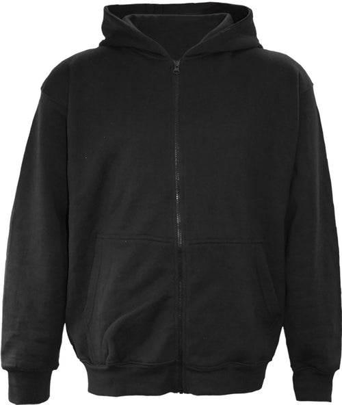 METAL STREETWEAR - Full Zip Hoody Black