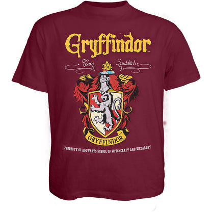 HARRY POTTER - GRYFFINDOR RED CREST - T-Shirt Maroon