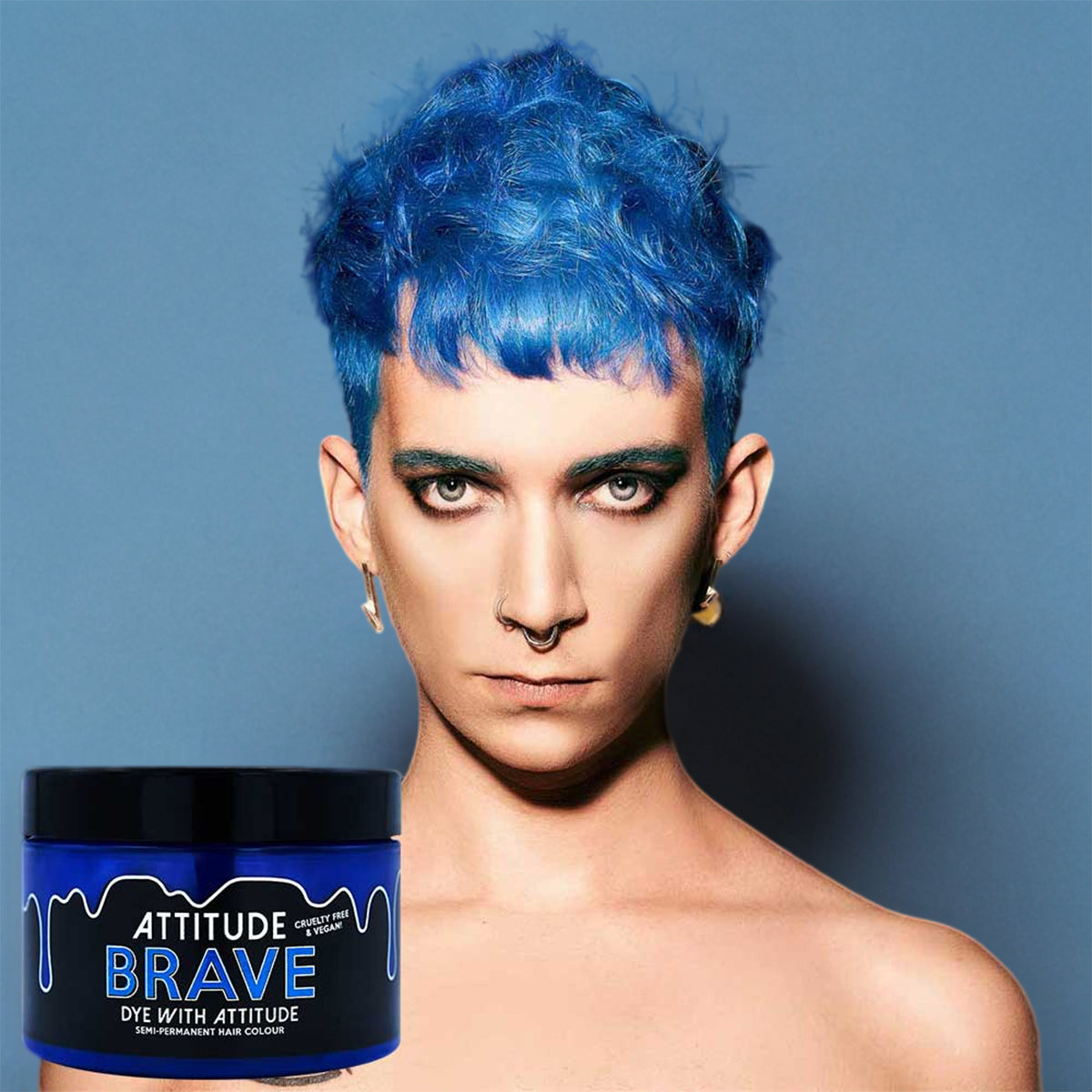 BRAVE BLUE - Attitude Hair Dye - 135ml