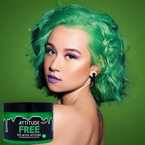 FREE UV GREEN - Attitude Hair Dye - 135ml