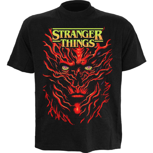STRANGER THINGS - VECNA POSTERISED - Front Print T-Shirt Black