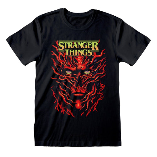 STRANGER THINGS - VECNA POSTERISED - Front Print T-Shirt Black