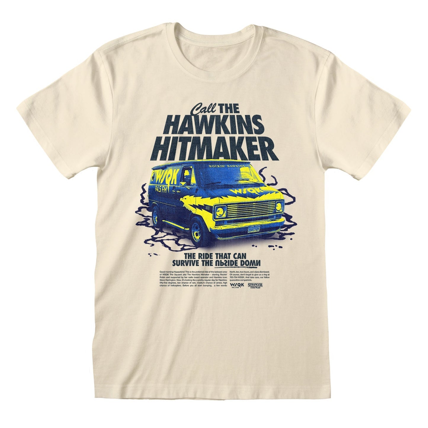 STRANGER THINGS - HAWKINS HITMAKER - T-Shirt Stone