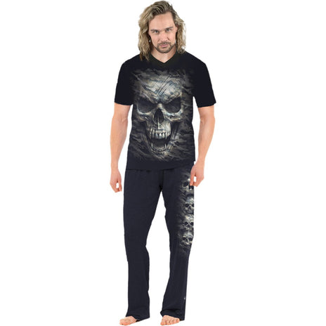 CAMO-SKULL - 4pc Mens Gothic Pyjama Set