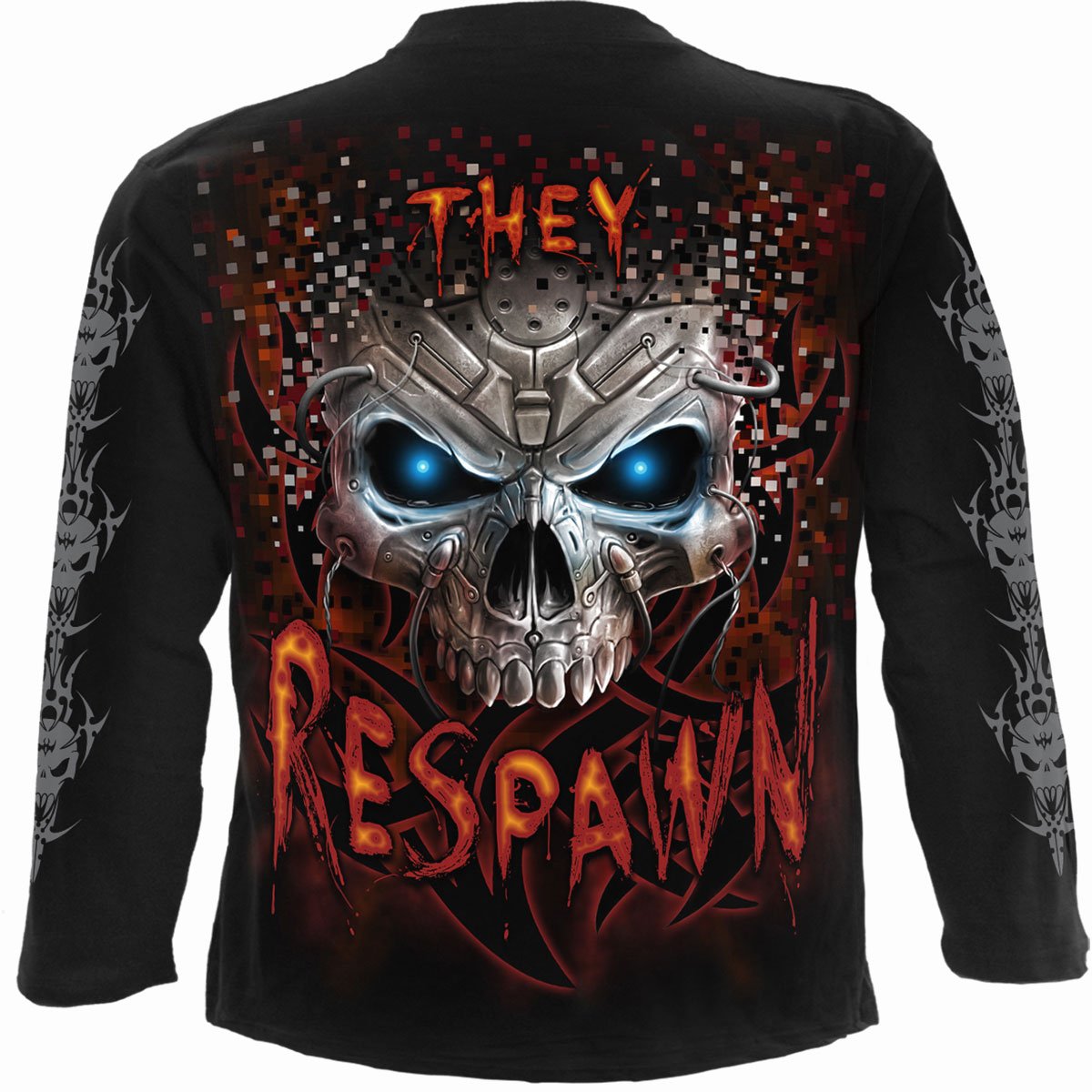 RESPAWN - Longsleeve T-Shirt Black