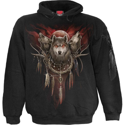 CRY OF THE WOLF - Hoody Black - Spiral USA