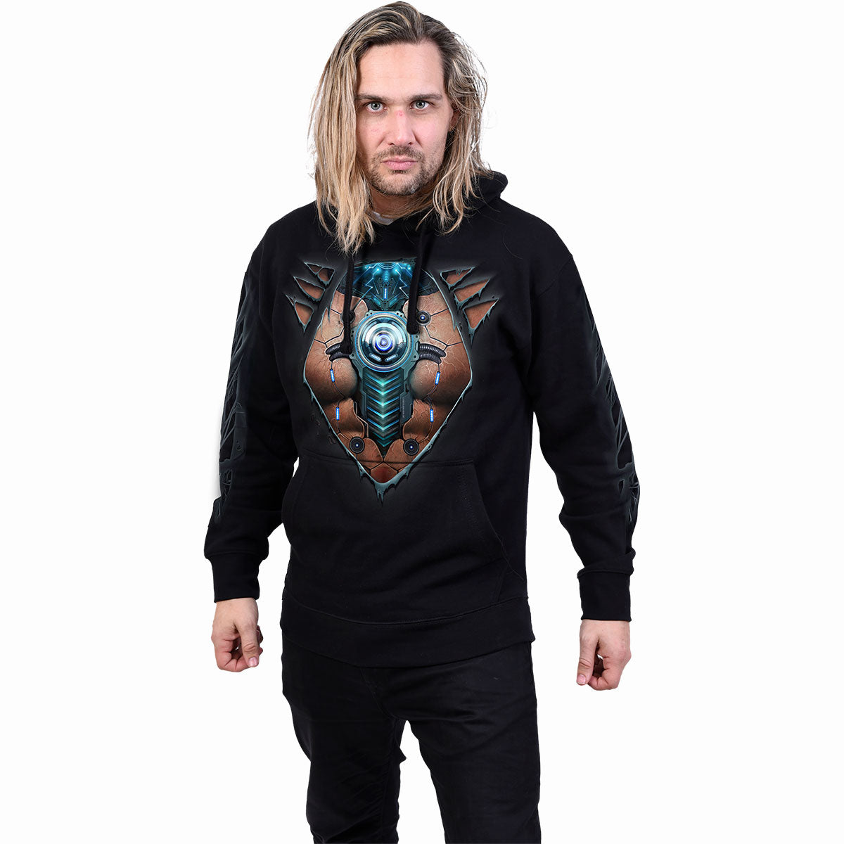 CYBER SKIN - Hoody Black