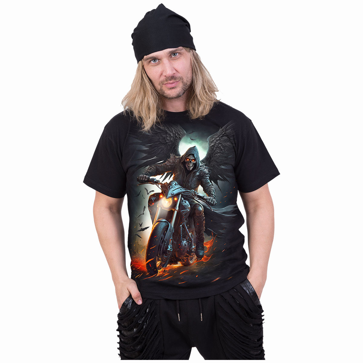 NIGHT RIDER - T-Shirt Black