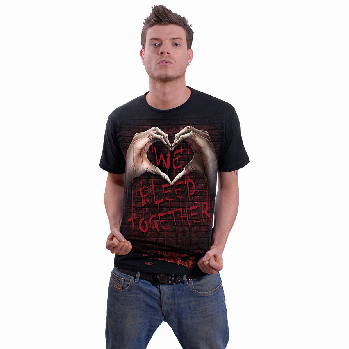 WE BLEED TOGETHER - T-Shirt Black